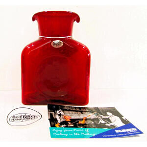 Blenko 384 Ruby Red Special Edition Eclipse Water Pitcher